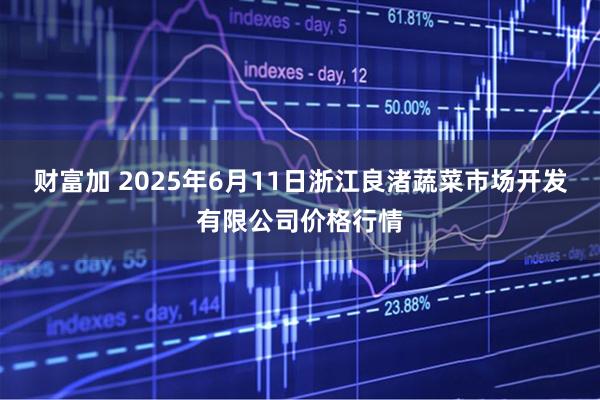 财富加 2025年6月11日浙江良渚蔬菜市场开发有限公司价格行情