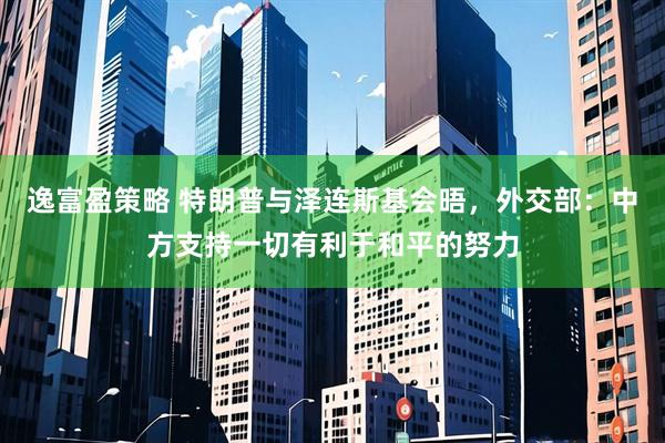 逸富盈策略 特朗普与泽连斯基会晤，外交部：中方支持一切有利于和平的努力