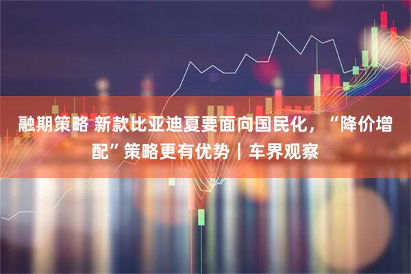 融期策略 新款比亚迪夏要面向国民化，“降价增配”策略更有优势｜车界观察